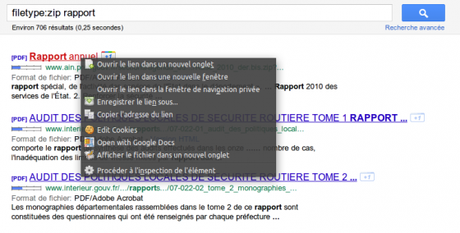 Ouvrir les Zip et Rar en ligne directement dans Google Docs