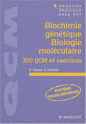 Biochimie génétique - Biologie moléculaire - QCM