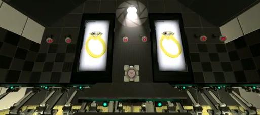 portal 2 mariage Une demande de mariage via Portal 2