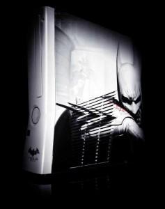 Une Xbox 360 aux couleurs de Batman Arkham City !