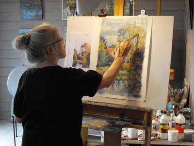 Cours de peinture...