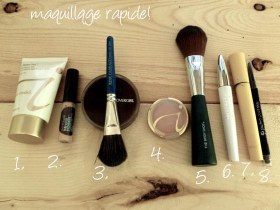 Maquillage rapide