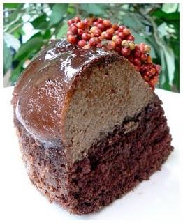 Gâteau mousse aux trois chocolats