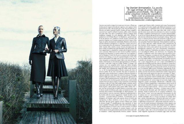 Pages mode pour jour de pluie: « Chic Mood », Vogue Italia, Aout 2011
