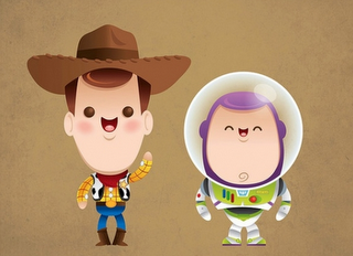 Disney et Pixar version pop !