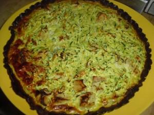 Tarte de courgettes au poisson – de Nouschka