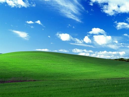bliss Mais doù vient le fond décran de base de Windows XP ?
