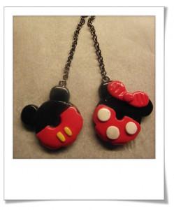 Mickey et Mini en fimo