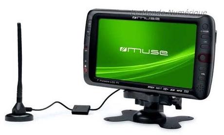 Muse M-109 TV, une télévision mobile multimédia à emporter partout avec soi