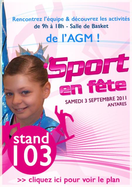 Découvrez l’AGM à Sport en Fête samedi 3 septembre !