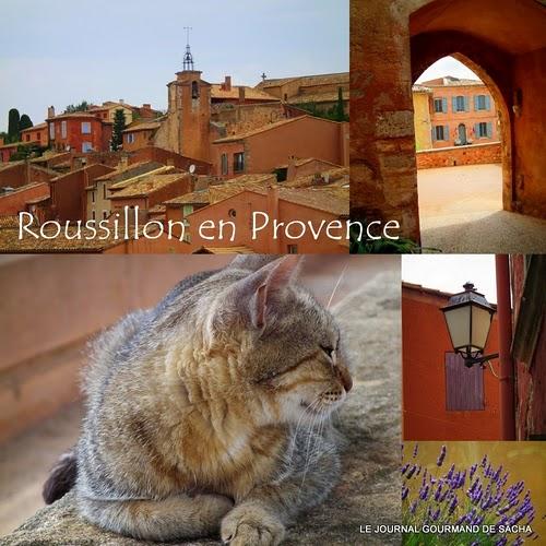 Le galaktoboureko + balade en images à Roussillon en Provence et le long des chemins de Bonnieux