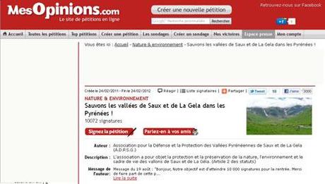 Pétition : Le cap des 10 000 signatures électroniques dépassé ! Pétition : Le cap des 10 000 signatures électroniques dépassé !