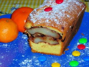 Cake au coeur de Poires chocolatées