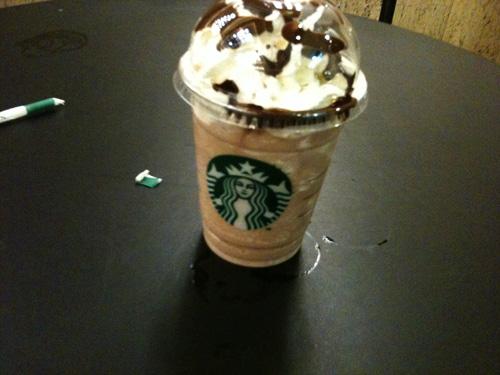 Je suis enfin allée tester les breuvages pas du tout caloriques...