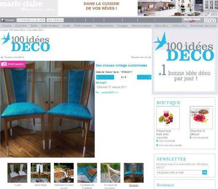 REPORTAGE 100IDEES DECO MARIE CLAIRE AOUT 2011