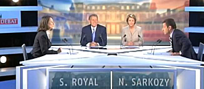 Élection présidentielle 2007 débat Nicolas Sarkozy-Ségolène Royal l'entre-deux-tours