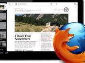 aperçu l’interface Firefox pour Android