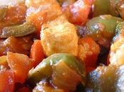 Recette tofu poivrons épices