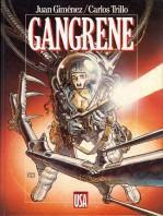 Couverture de la première édition française de la BD Gangrène
