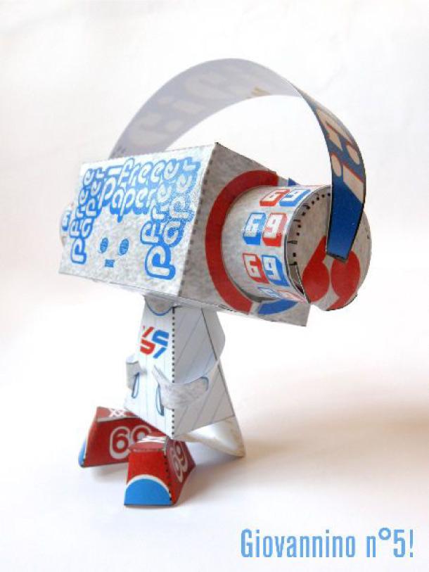 Paper toy Giovannino de Vinsart