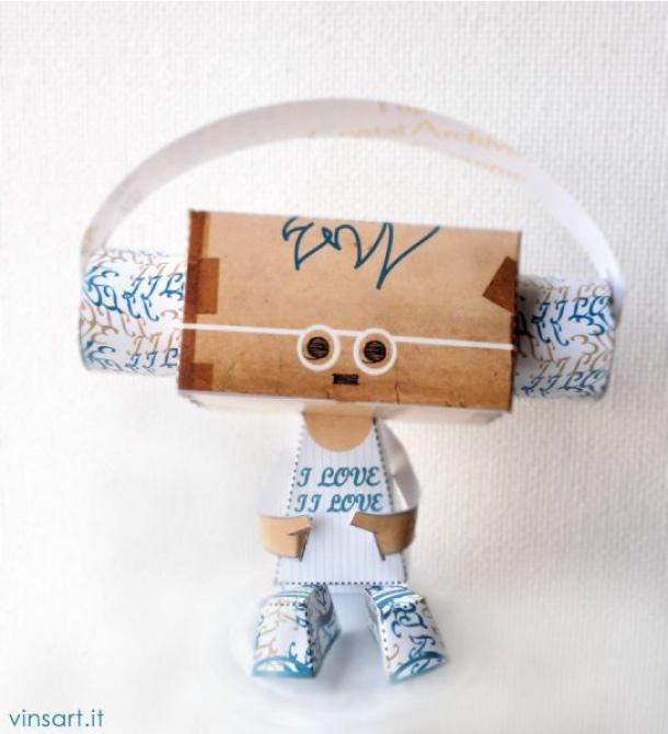 Paper toy Giovannino de Vinsart