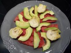 SALADE DE PASTEQUE & FETA