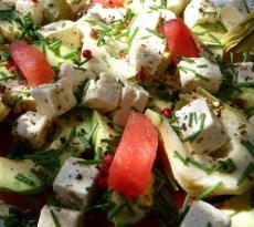 SALADE DE PASTEQUE & FETA