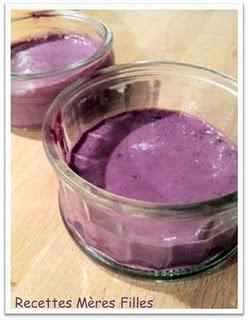 La recette Mûres : Mousse de Mûres
