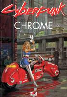 Couverture de l'édition française de l'extension Chrome pour le jeu de rôle Cyberpunk 2020
