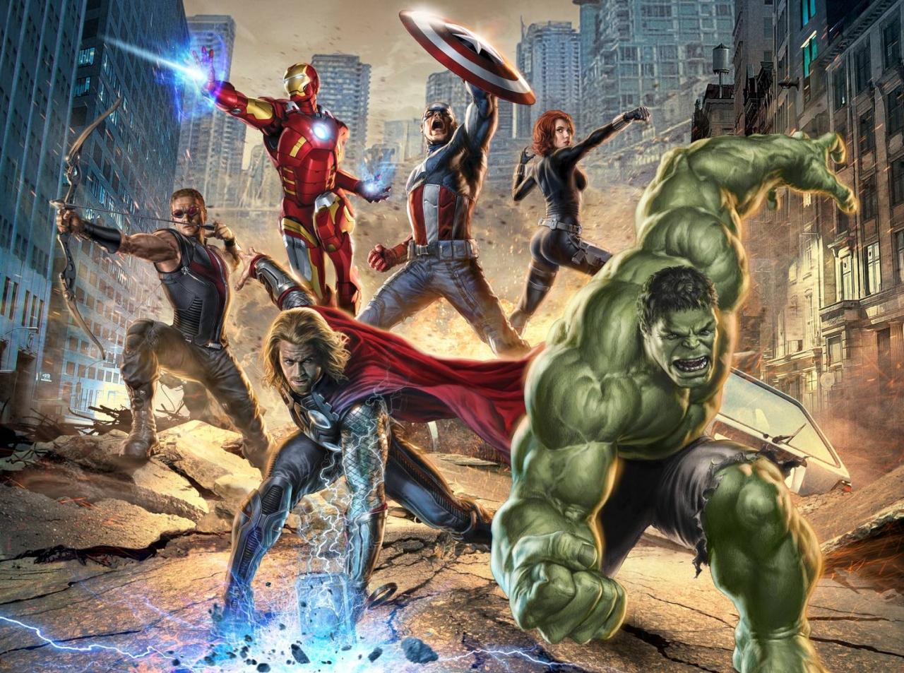 Des visuels promos pour The Avengers
