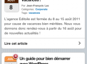 blog Editoile optimisé pour mobiles