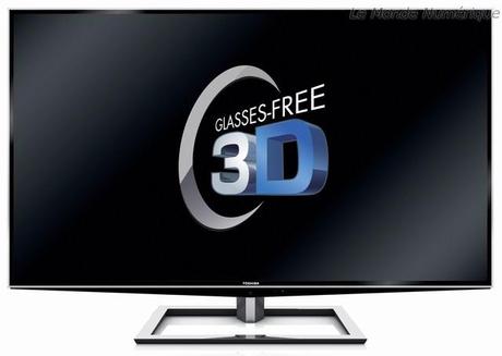 IFA 2011 : La toute première TV 3D sans lunettes Quad Full HD commercialisée sera la Toshiba ZL2 en décembre 2011
