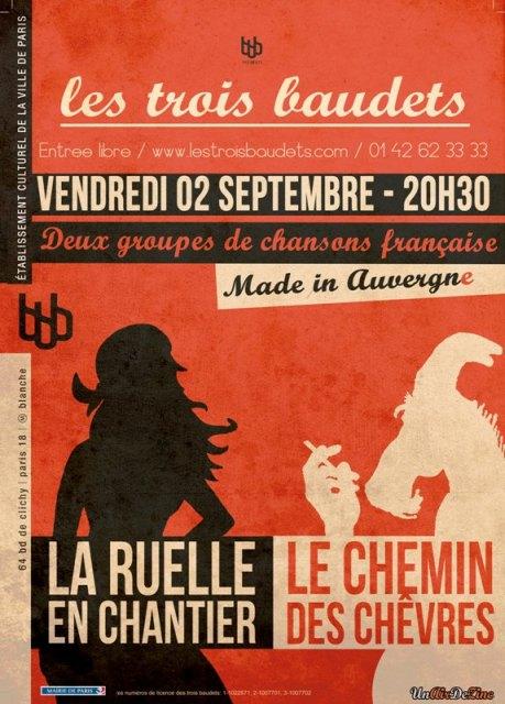 Deux groupes Avergnats au Trois Baudets