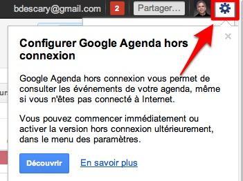 agenda hors ligne Google Agenda et Documents sont accessibles hors connexion