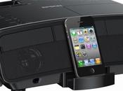 2011 Epson lance premier vidéoprojecteur 3LCD avec station d’accueil iPod iPhone iPad, MG-850HD