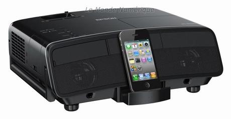IFA 2011 : Epson lance son premier vidéoprojecteur 3LCD avec station d’accueil iPod iPhone et iPad, le MG-850HD