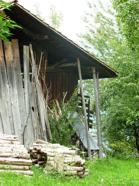 Combloux remise de jardin - Photo Miss Cécile Face au Mont-Blanc : balade à Combloux