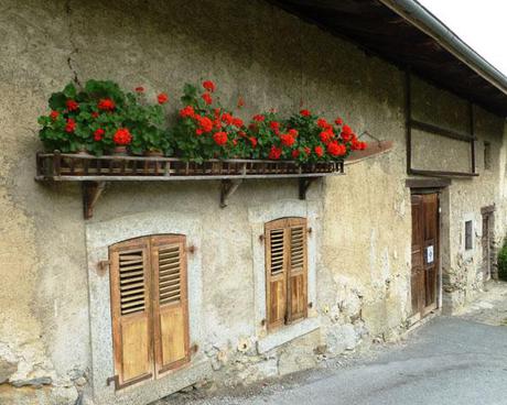 Combloux ferme - Photo Miss Cécile Face au Mont-Blanc : balade à Combloux