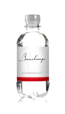Drinkyz réalise les bouteilles de l'Hôtel Beauchamps