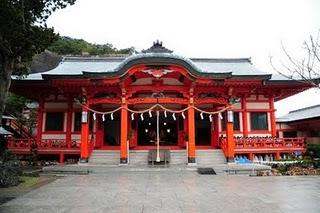 Temple shinto Awashima Jinja temple original