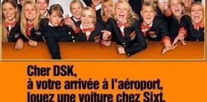 DSK: La campagne opportuniste de Sixt location voiture