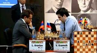 Echecs à Moscou : le Russe Vladimir Kramnik annule face à l'Arménien Levon Aronian © site officiel