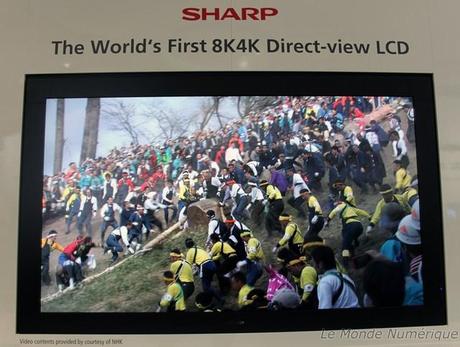 IFA 2011 : Sharp expose une TV LCD 8K4K de 85 pouces