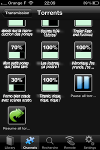 plex-iphone-transmission-torrents Streaming entre un iPhone/iPad et un ordinateur avec Plex