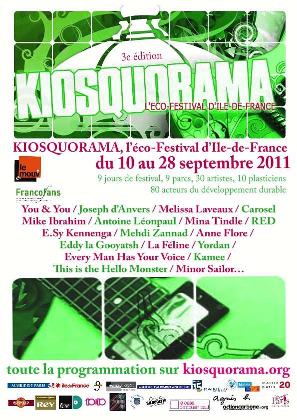 Kiosquorama, l’éco festival musical d’IDF