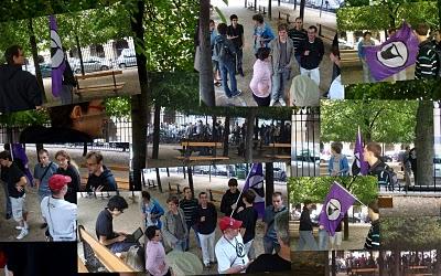 Pic Nic du Parti Pirate, Place des Vosges