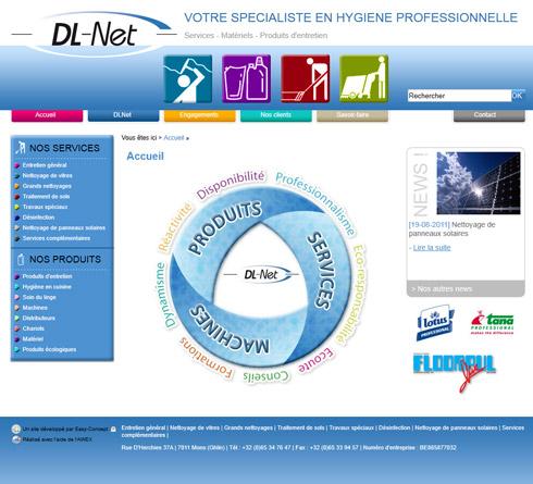 Mise en ligne du site Internet de DL-Net
