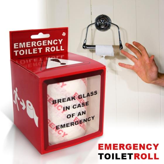 Emergency Toilet Paper11 En cas durgence, brisez la vitre !