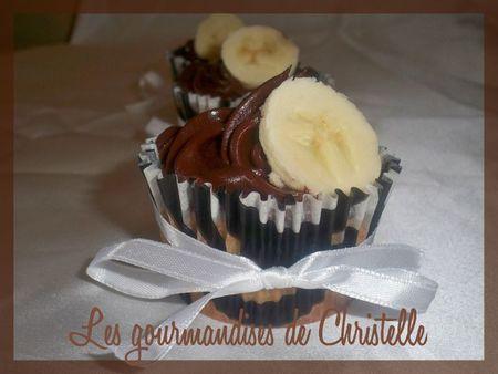 cupcakes banane chocolat