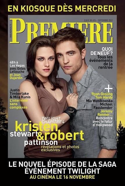 Robert Pattinson et Kristen Stewart dans le magasine Première